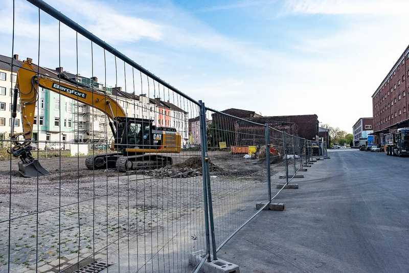 chantier avec clotures