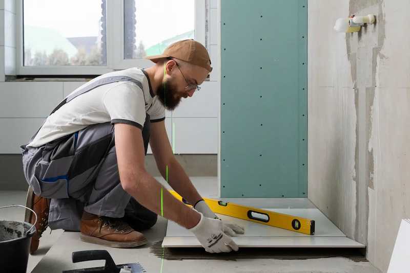 travaux de carrelage
